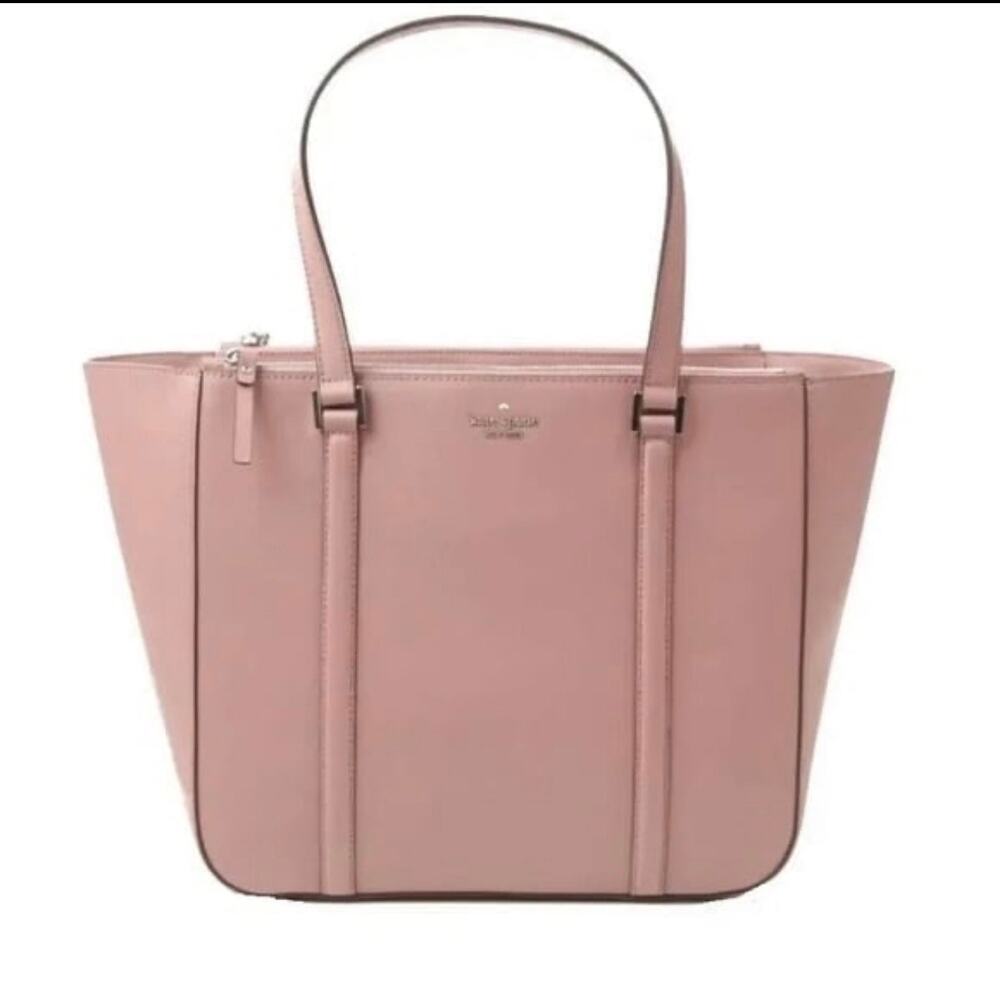 Kate Spade New York Newbury Lane Briar Tote in Rosy Cheek Saffiano Leather